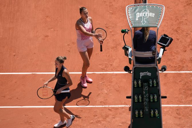 Arina Sabaljenka, Marta Kostjuk, Rolan Garos