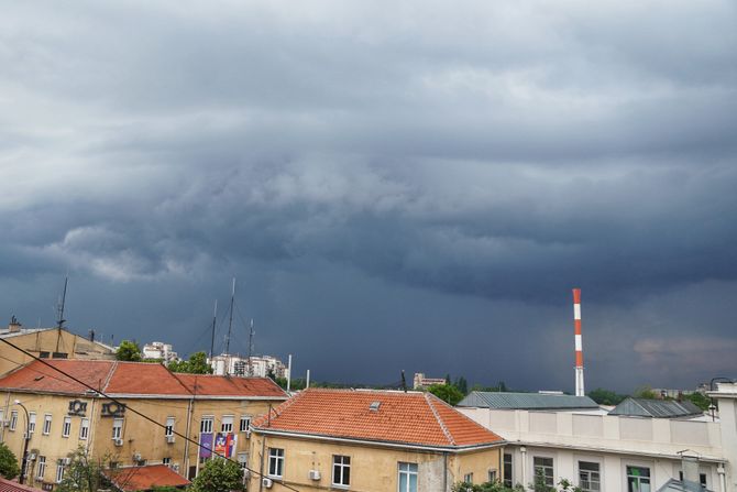 Beograd vreme oblačno kiša padavine oblaci nevreme