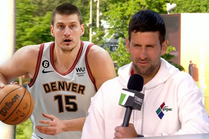 Novak Đoković i Nikola Jokić Novak Đoković i Nikola Jokić