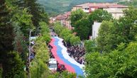 Serbs in Zvecan unfurl 250-meter long Serbian flag: Beautiful scenes from northern Kosovo