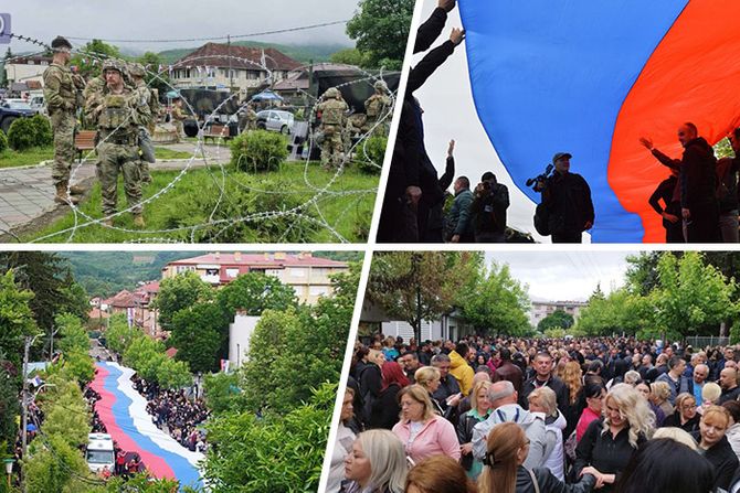 Zastava Srbije Zvečan Kosovo