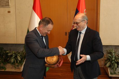 Milan Krkobabić sa ambasadorom Mađarske