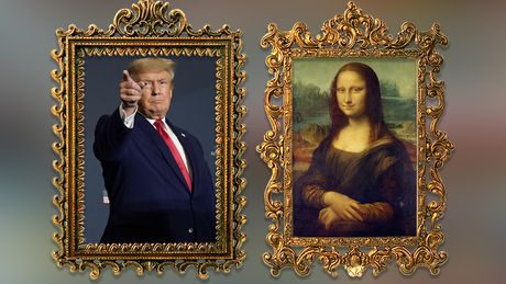 Donald Tramp i Mona Liza