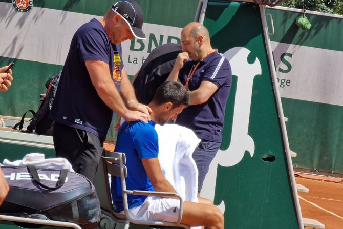 Novak Đoković i Miljan Amanović Novak Đoković i Miljan Amanović