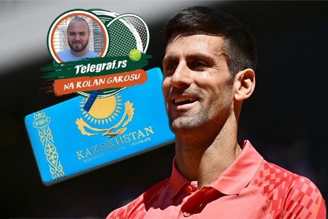 Novak Đoković Kazahstan čokolada Novak Đoković Kazahstan čokolada