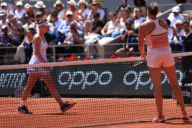 Arina Sabalenka, Elina Svitolina, Rolan Garos Arina Sabalenka, Elina Svitolina, Rolan Garos
