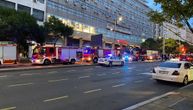 Lokalizovan požar na Terazijama: Gust crni dim kuljao iz kladionice