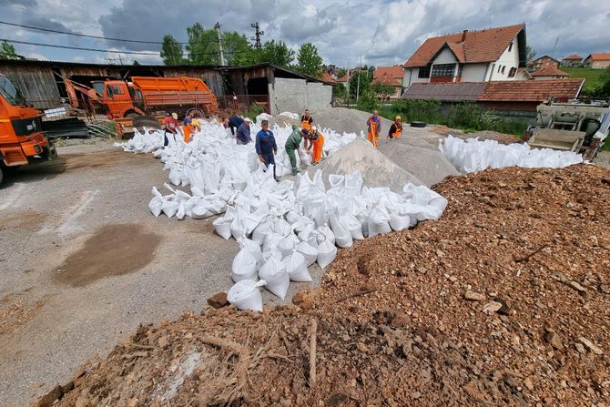 Sjenica pripreme za poplave