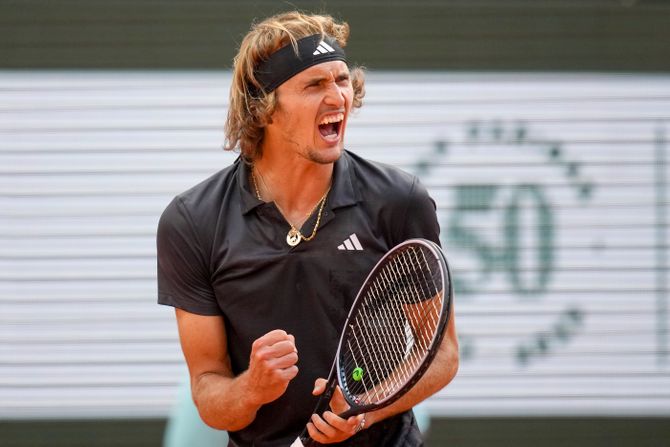 Aleksandar Zverev - Tomas Martin Ečeveri, Rolan Garos Aleksandar Zverev - Tomas Martin Ečeveri, Rolan Garos