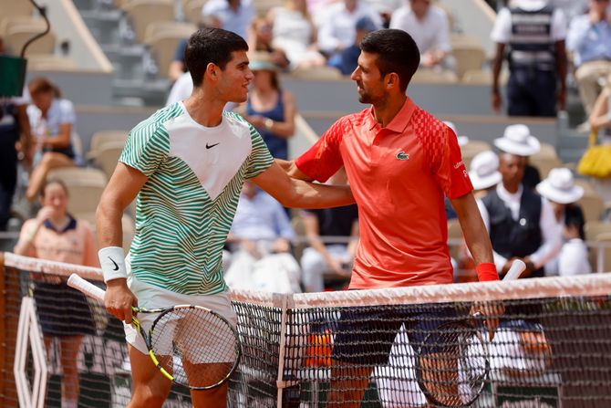Novak Đoković, Karlos Alkaraz Novak Đoković, Karlos Alkaraz