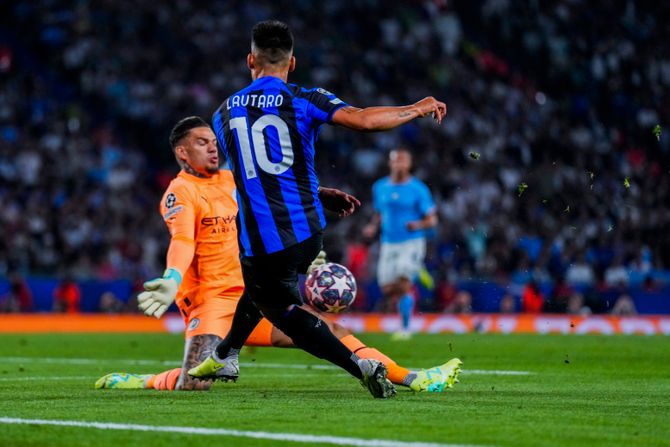 Lautaro Martinez i Ederson, FK Mančester siti - Inter, Liga šampiona Lautaro Martinez i Ederson, FK Mančester siti - Inter, Liga šampiona