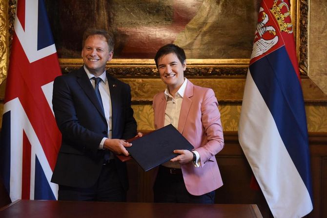 Ana Brnabić Grant Šaps Shapps