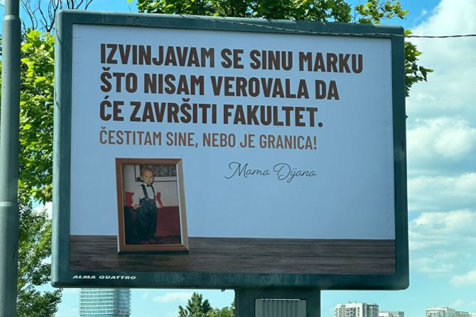 Izvinjavam se sinu Marku Mama Dijana