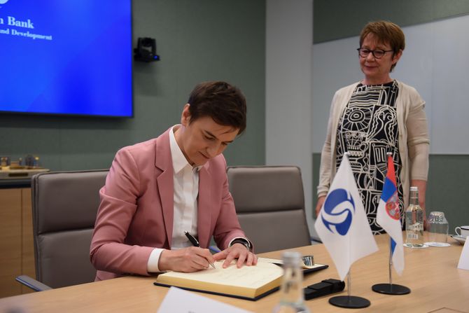 Ana Brnabic i EBRD