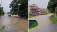 Auto iz vode viri samo do pola: Stravični prizori potopa u Aranđelovcu