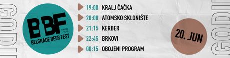 Belgrade Beer Fest program Belgrade Beer Fest program