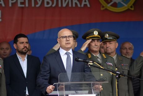 Ministar Miloš Vučević, polaganje zakletve vojnika jun 2023