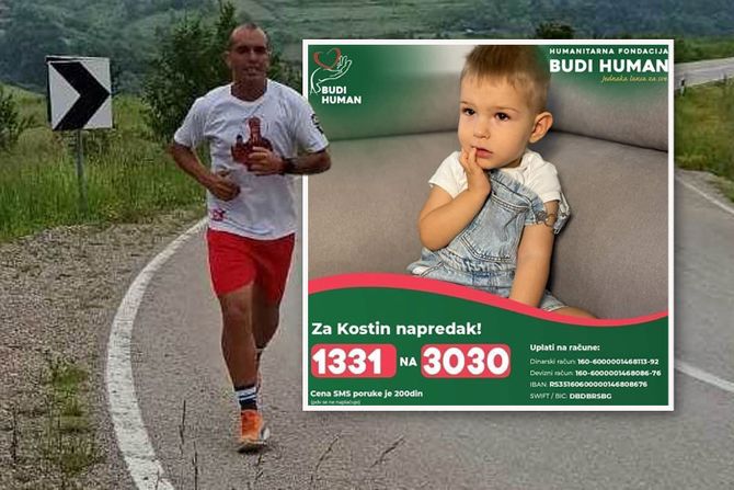 Istrcao 563 kilometra od Krupnja do Sofije za malog Kostu