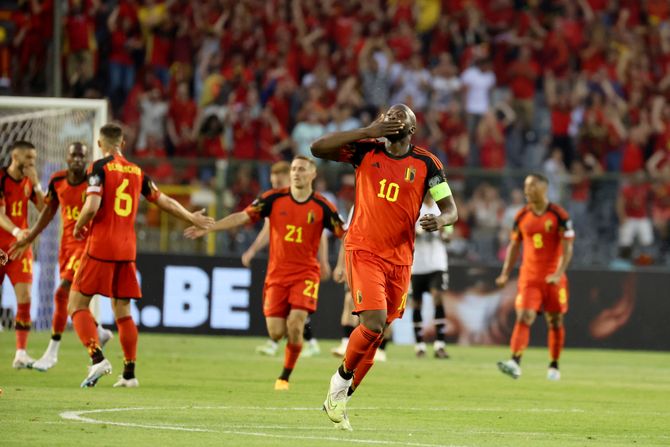 Belgija - Austrija, Romelu Lukaku Belgija - Austrija, Romelu Lukaku
