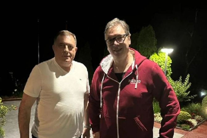 Milorad Dodik i Aleksandar Vučić Milorad Dodik i Aleksandar Vučić