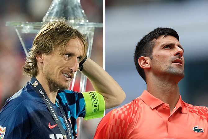 Luka Modrić, Novak Đoković