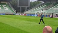 Krstajić došao na trening sa ogromnim osmehom, iako je Bugarska uzela bod na tri utakmice pred meč sa Srbijom