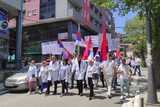 Severna Mitrovica, protest