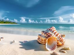 Pesak plaža školjka