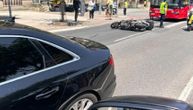 Udes u centru Beograda: Motor ostao nasred kolovoza