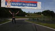 Borkovićev potez za divljenje: Razvio zastavu Srbije od 15 metara tokom trka u TCR šampionatu