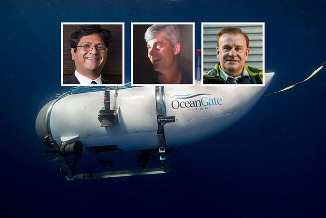 OceanGate Expeditions Titanik podmornica, Shahzada Dawood, Stockton Rush, Hamish Harding