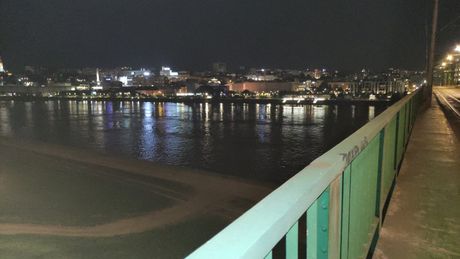 Reka Sava, tramvajski most  skok