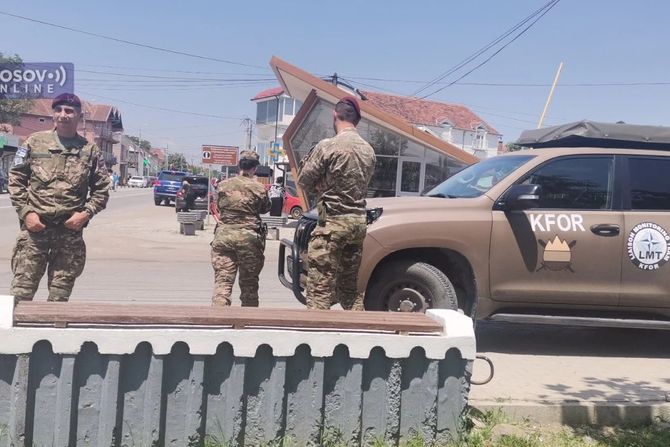 Protest u Gračanici, iz Prištine stigla specijalna jedinica policije, prisutan i Kfor