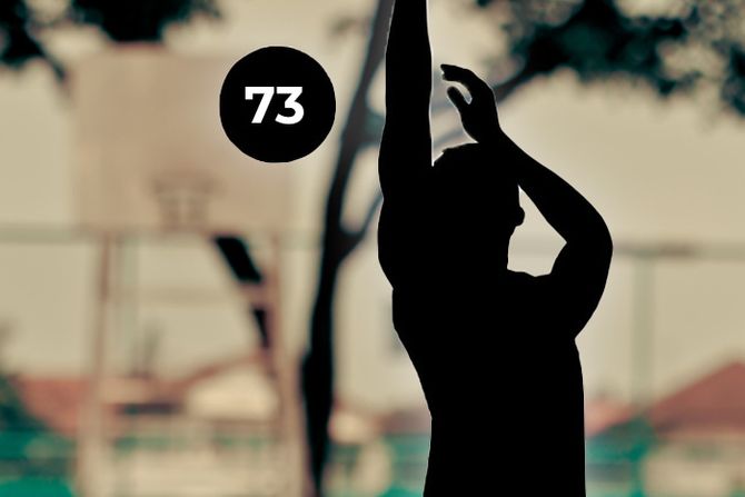 Košarkaski teren silueta Košarkaski teren silueta