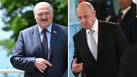 Aleksandar Lukašenko i  Jevgenij Prigožin