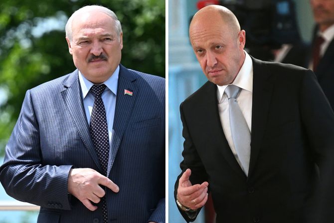 Aleksandar Lukašenko i  Jevgenij Prigožin Aleksandar Lukašenko i  Jevgenij Prigožin