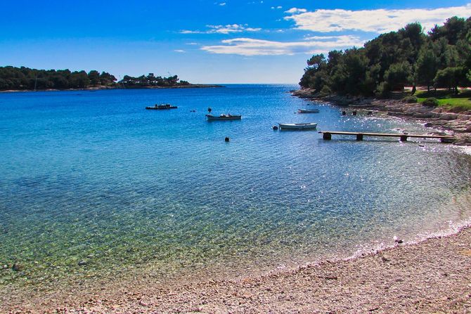 Pula, Hrvatska, plaža