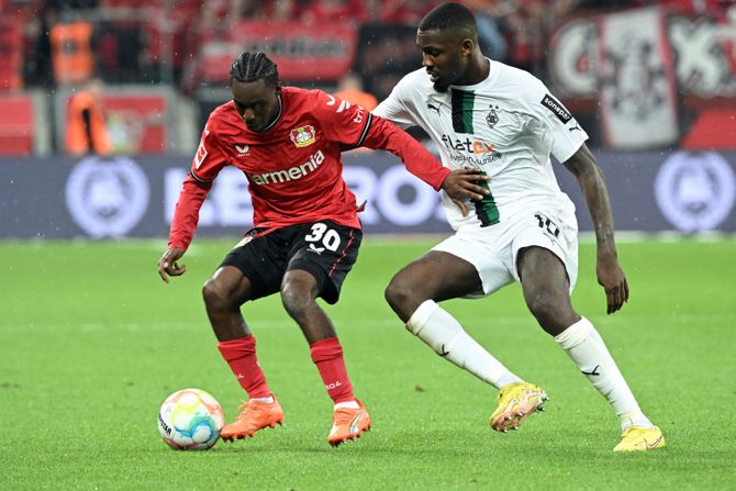 Markus Tiram i Džeremi Frimpong. Menhengladbah - Leverkuzen Markus Tiram i Džeremi Frimpong. Menhengladbah - Leverkuzen