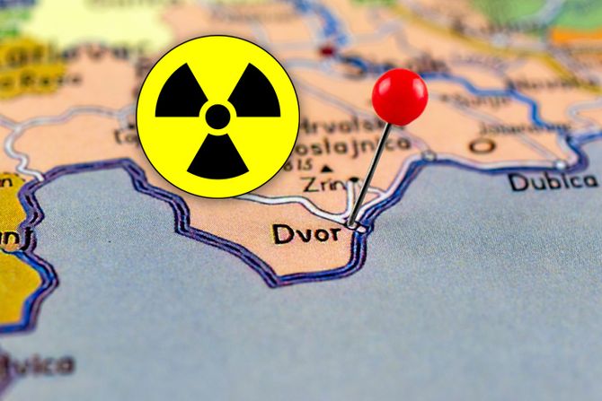 Hrvatska Dvor mapa karta radioaktivni otpad Hrvatska Dvor mapa karta radioaktivni otpad
