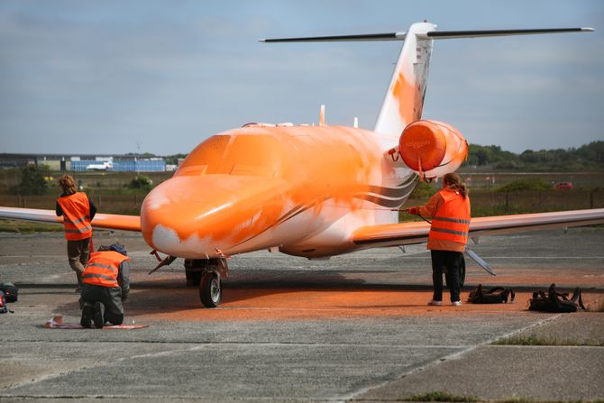 Protest Sylt Airport