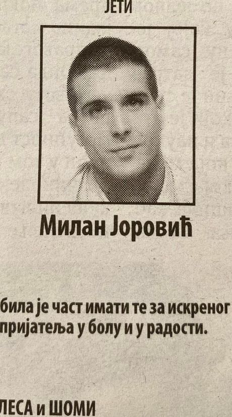 Milan Jorović, ubijen u Zemunu