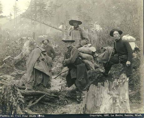 Klondajška zlatna groznica, Klondajk