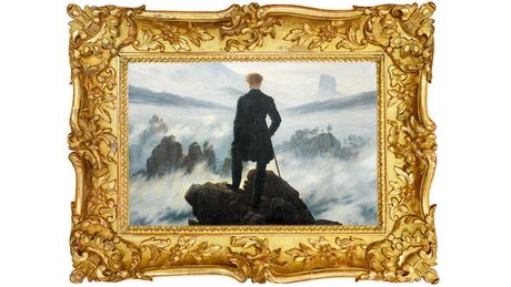 „Lutalica iznad mora magle”, Kaspar David Fridrih, 1818