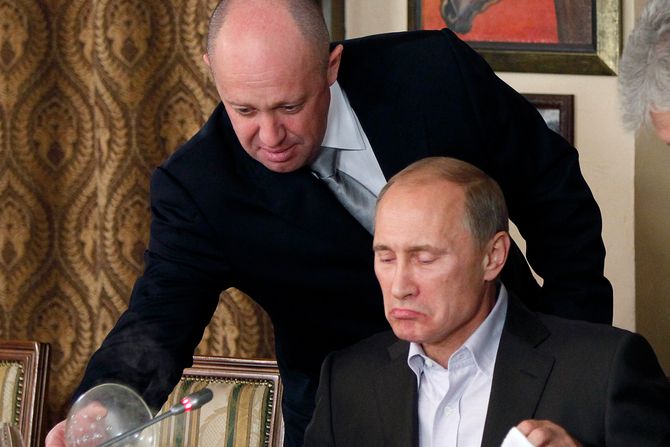 Vladimir Putin Jevgenij Prigožin Yevgeny Prigozhin