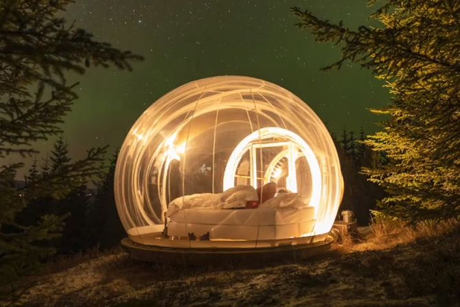 Buubble hotel Iceland