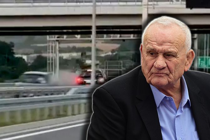 Obilaznica oko Beograda Mercedes kontra smer sudar udes Ljupko Petrović Obilaznica oko Beograda Mercedes kontra smer sudar udes Ljupko Petrović