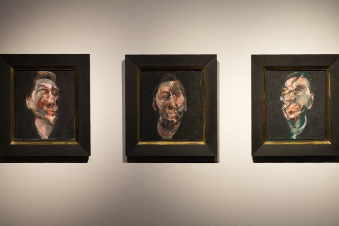 Francis Bacon,  Three Studies for a Portrait of George Dyer