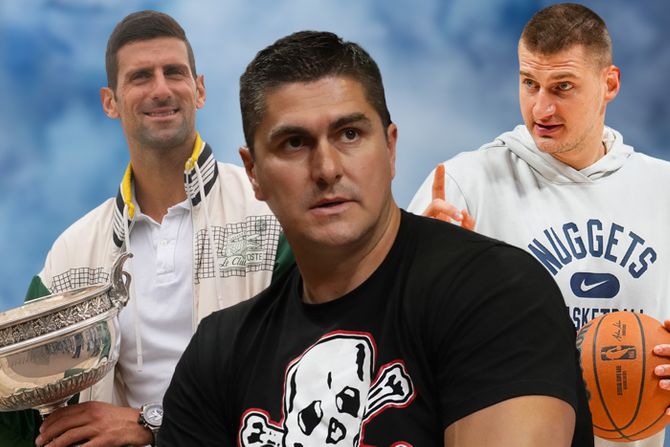 Darko Miličić, Nikola Jokić, Novak Đoković