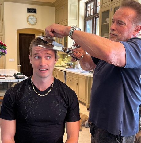 Patrik Švarceneger, Arnold Švarceneger