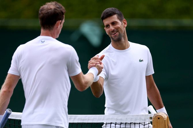 Endi Mari, Novak Đoković Endi Mari, Novak Đoković